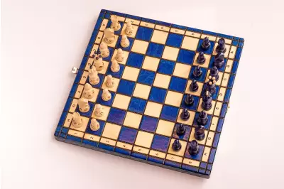 SZACHY PEREŁKA MAŁA z wkładką, kolor niebieski